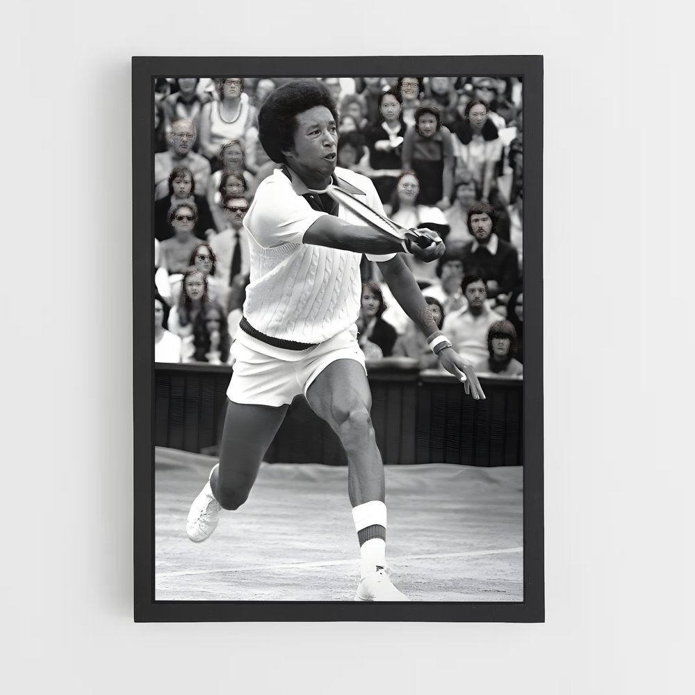Poster Arthur ashe – affiche Tennis (vue 2)
